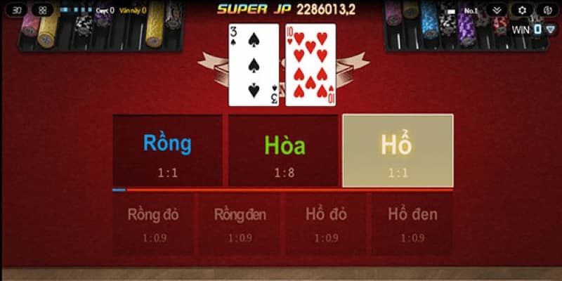 Sảnh chơi game Rồng Hổ